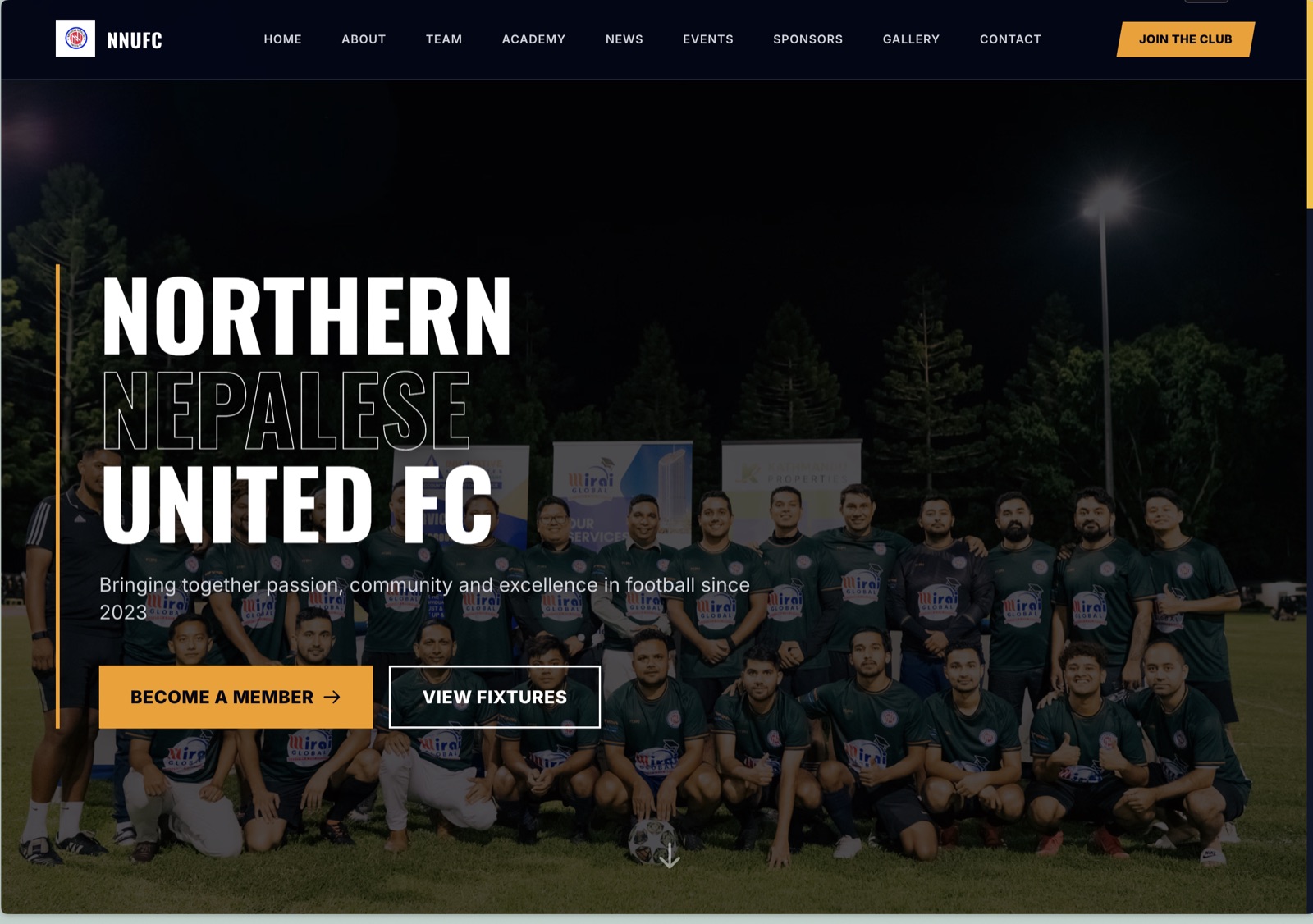Northern Nepalese United FC website